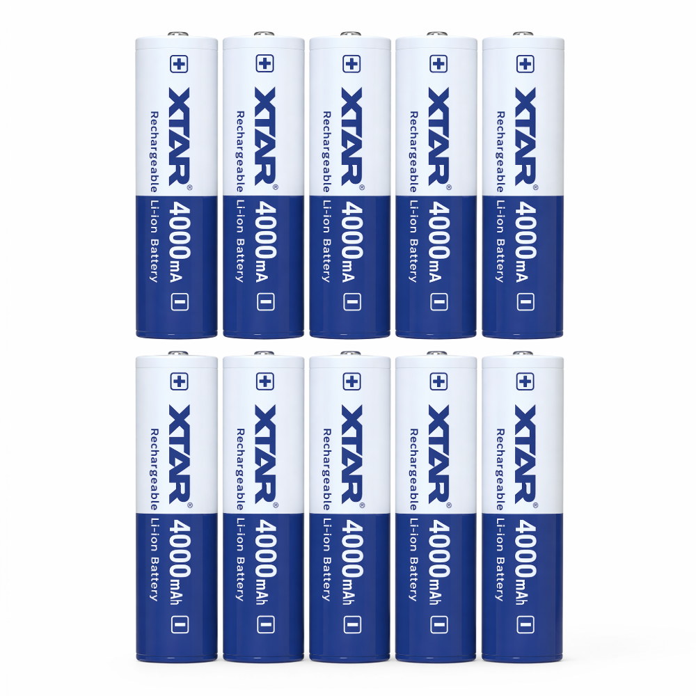 XTAR High Capacity 3.6V 18650 4000mAh 10A Protected Lithium ion Battery