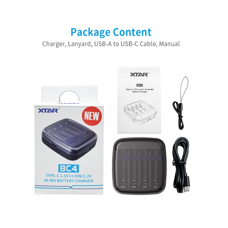 XTAR BC4 New AA AAA Battery Charger