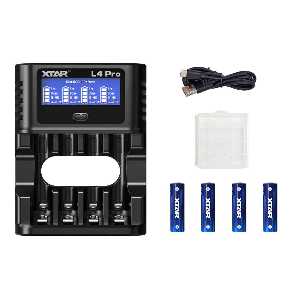XTAR 4150mWh/2500mAh 1.5V AA Lithium Battery with Low Voltage Indicator