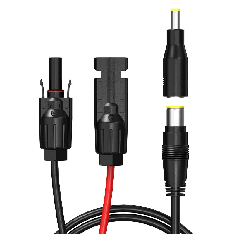 ゴーオンジャー Solar Connector XTAR-MC*4 to DC7909(8mm) Male with DC5525