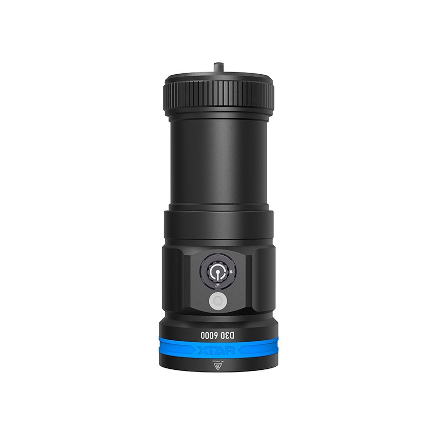 XTAR D30 6000 lumens multi-color macro focus light diving flashlight for underwater photography