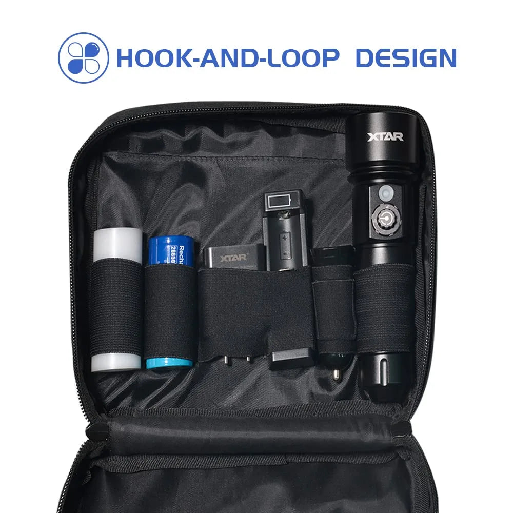 Multi-purpose flashlight organizer/tool bag