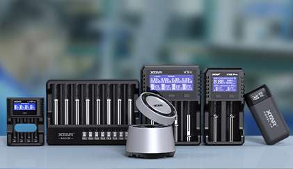 XTAR professional battery charger series for 18650 21700 Li-ion and Ni-MH batteries