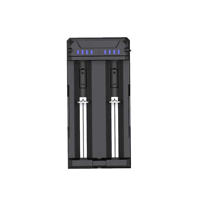 FC2 USB C Basic 2 bay 3.6 3.7V Lithium 1.2V Ni MH Ni CD Battery Charger