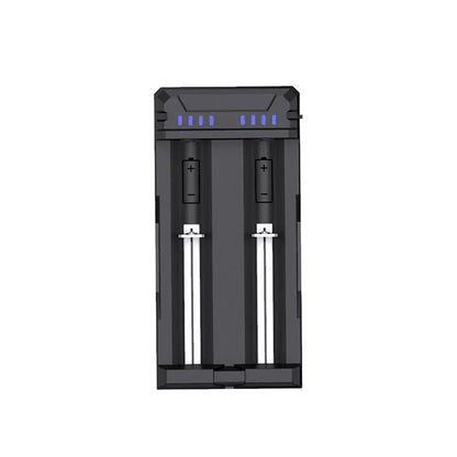 XTAR FC2 USB-C Basic 2-bay 3.6/3.7V Lithium and 1.2V Ni-MH/Ni-CD Battery Charger