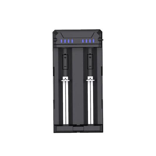 XTAR FC2 USB-C Basic 2-bay 3.6/3.7V Lithium and 1.2V Ni-MH/Ni-CD Battery Charger