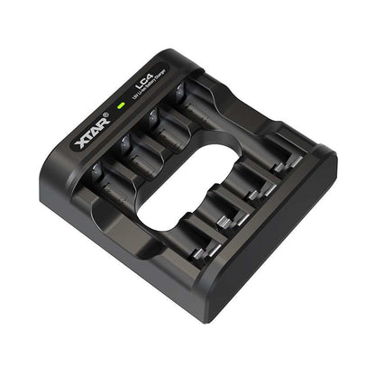 XTAR LC4 charger for 1.5V AA AAA lithium battery with Low-Voltage Indication