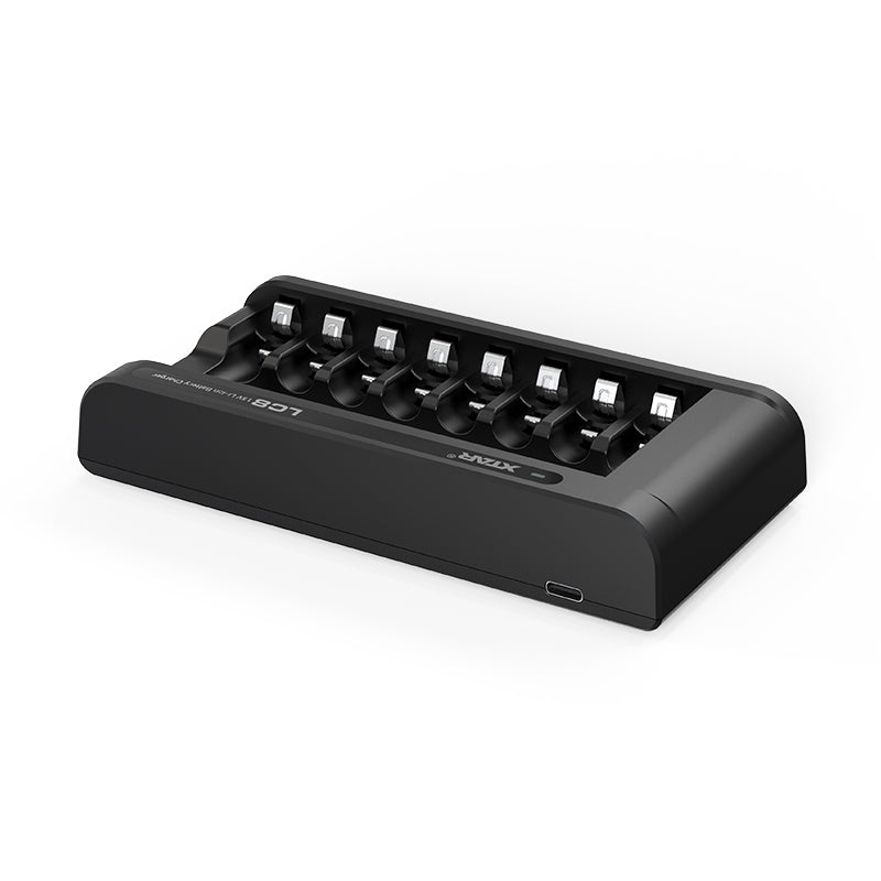 XTAR LC8 charger for 1.5V AA AAA lithium battery with Low-Voltage Indication