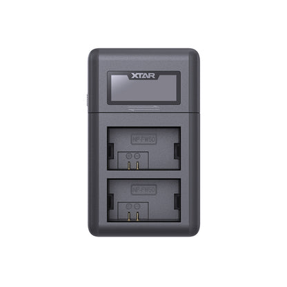 XTAR VN2 2-slot Digital LCD Camera Charger
