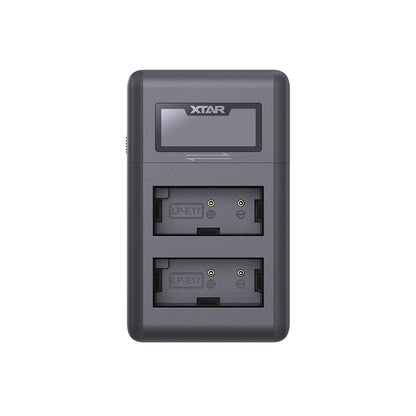 XTAR VN2 2-slot Digital LCD Camera Charger