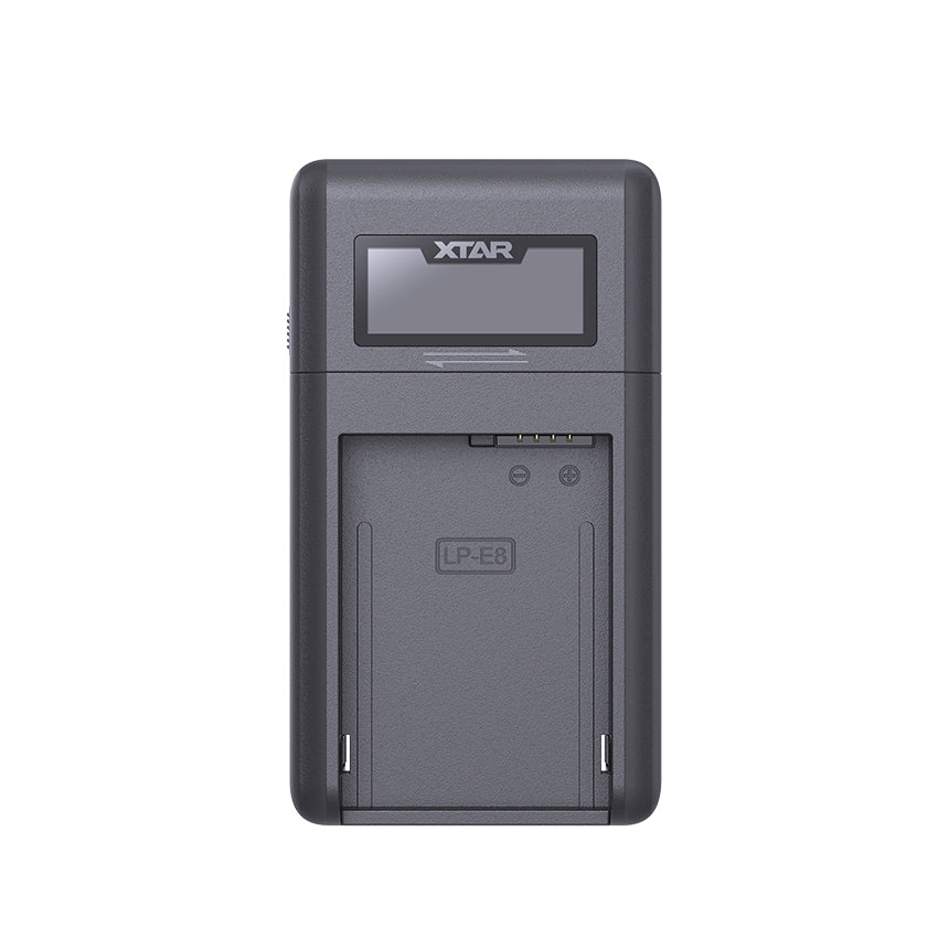 XTAR VN2 2-slot Digital LCD Camera Charger