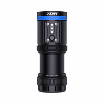 XTAR D30 4000 Lumens Scuba Diving Video Light, Multi-Color LED Underwater Flashlight with 130 Degree Wide Angle Beam, Underwater 100 Meters Diving Photography Light
