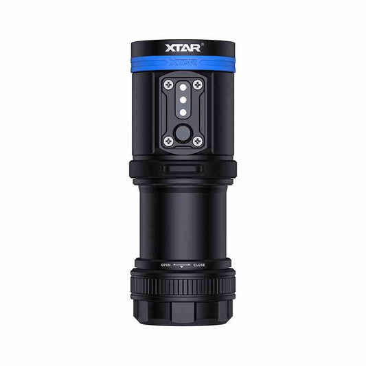 XTAR D30 4000 Lumens Scuba Diving Video Light, Multi-Color LED Underwater Flashlight with 130 Degree Wide Angle Beam, Underwater 100 Meters Diving Photography Light