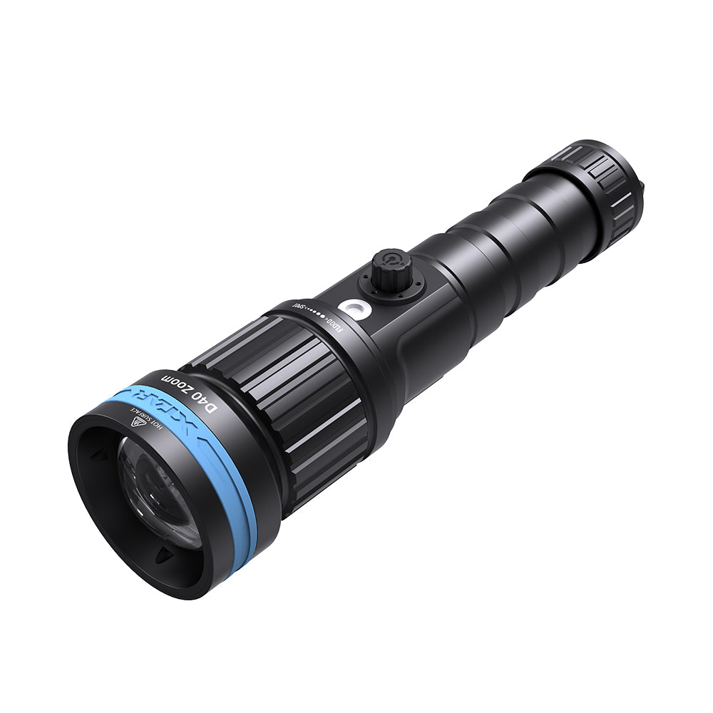 XTAR D40 ZOOM 1600 lumens Adjustable Beam Dive Light – XTAR