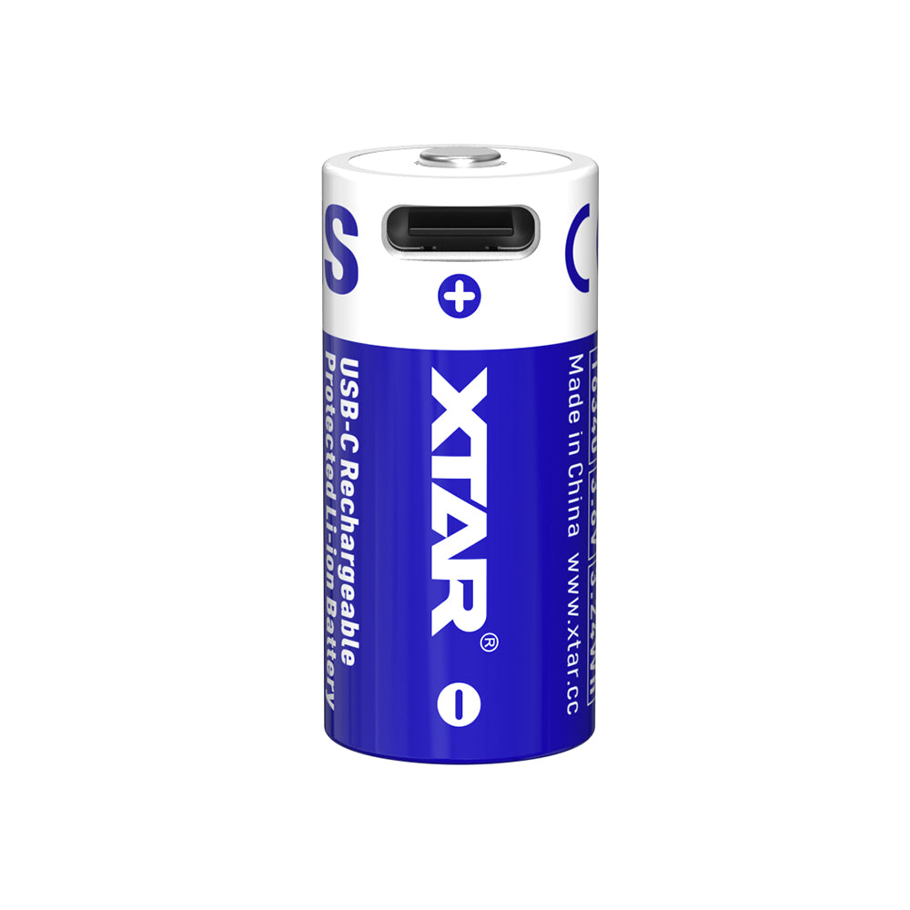 2.7A 16340 900mAh 3.6V Protected Rechargeable Li ion Battery SD1 lighting