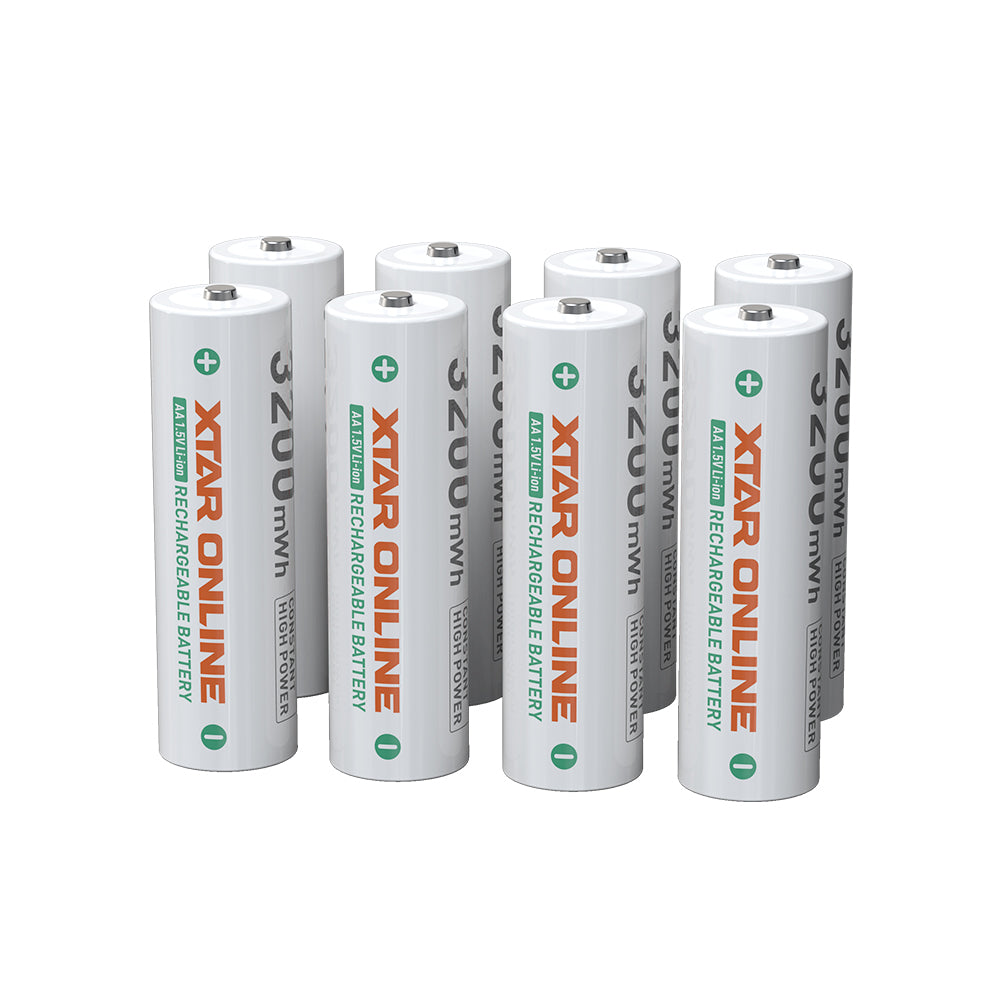 XTAR 1.5V AA 3200mWh Rechargeable Li-ion Battery