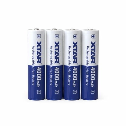 XTAR High Capacity 3.6V 18650 4000mAh 10A Protected Lithium ion Battery