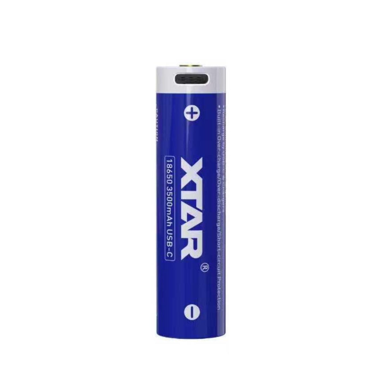 XTAR 3.6V 18650 3500mAh USB-C 10A Li-ion Rechargeable Li-ion Battery