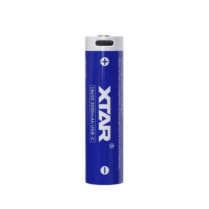 XTAR 3.6V 18650 3500mAh USB-C 10A Li-ion Rechargeable Li-ion Battery