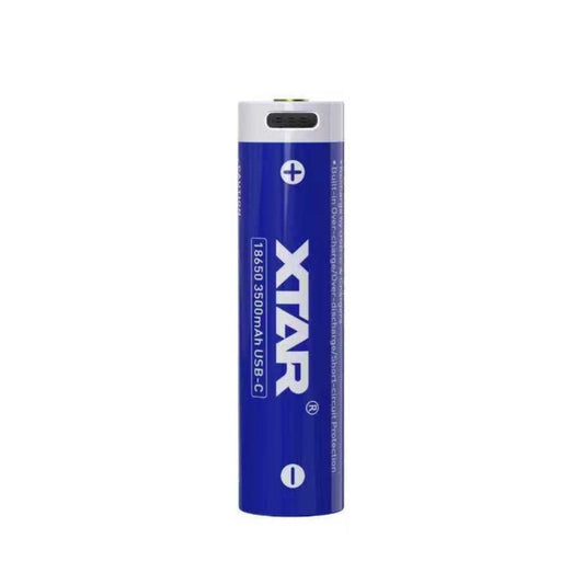 XTAR 3.6V 18650 3500mAh USB-C 10A Li-ion Rechargeable Li-ion Battery