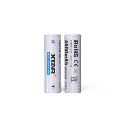 XTAR 3.6V 18650 4000mAh Raw 10A Li-ion Battery Cell