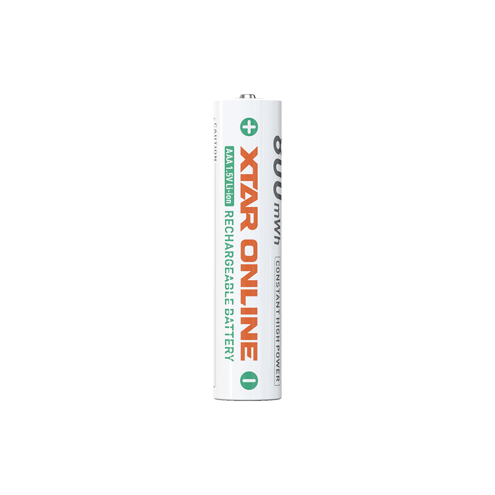 XTAR 1.5V AAA 800mWh Rechargeable Li-ion Battery
