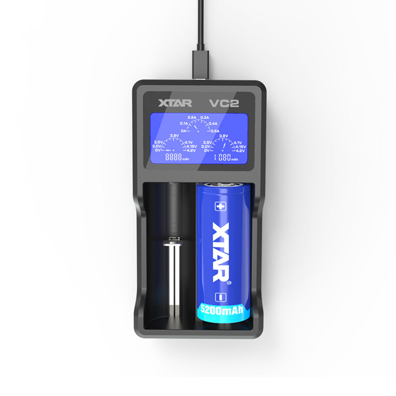 VC2 Li ion Battery Charger LCD Display Screen