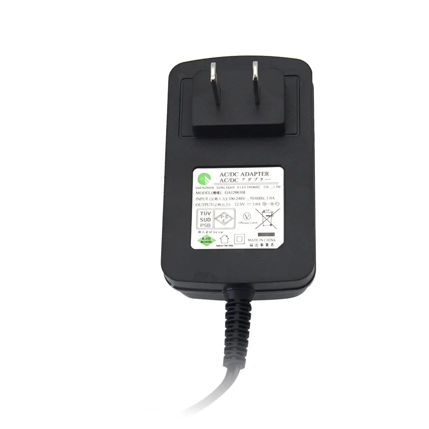 12V 3A Wall Adapter-US/EU/UK/AU/JP standard wall adaptor for DRAGON VP4 Plus VP4L Plus
