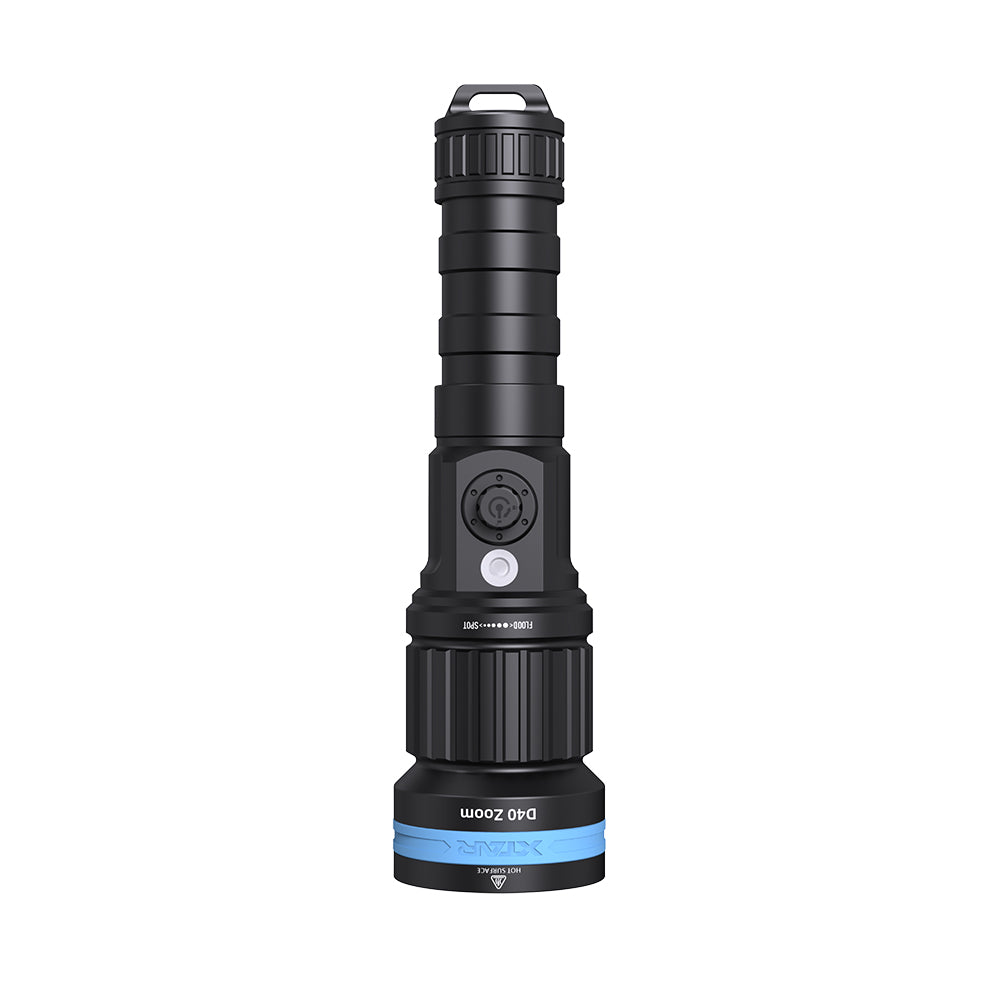 XTAR D40 ZOOM 1600 lumens Adjustable Beam Dive Light – XTAR