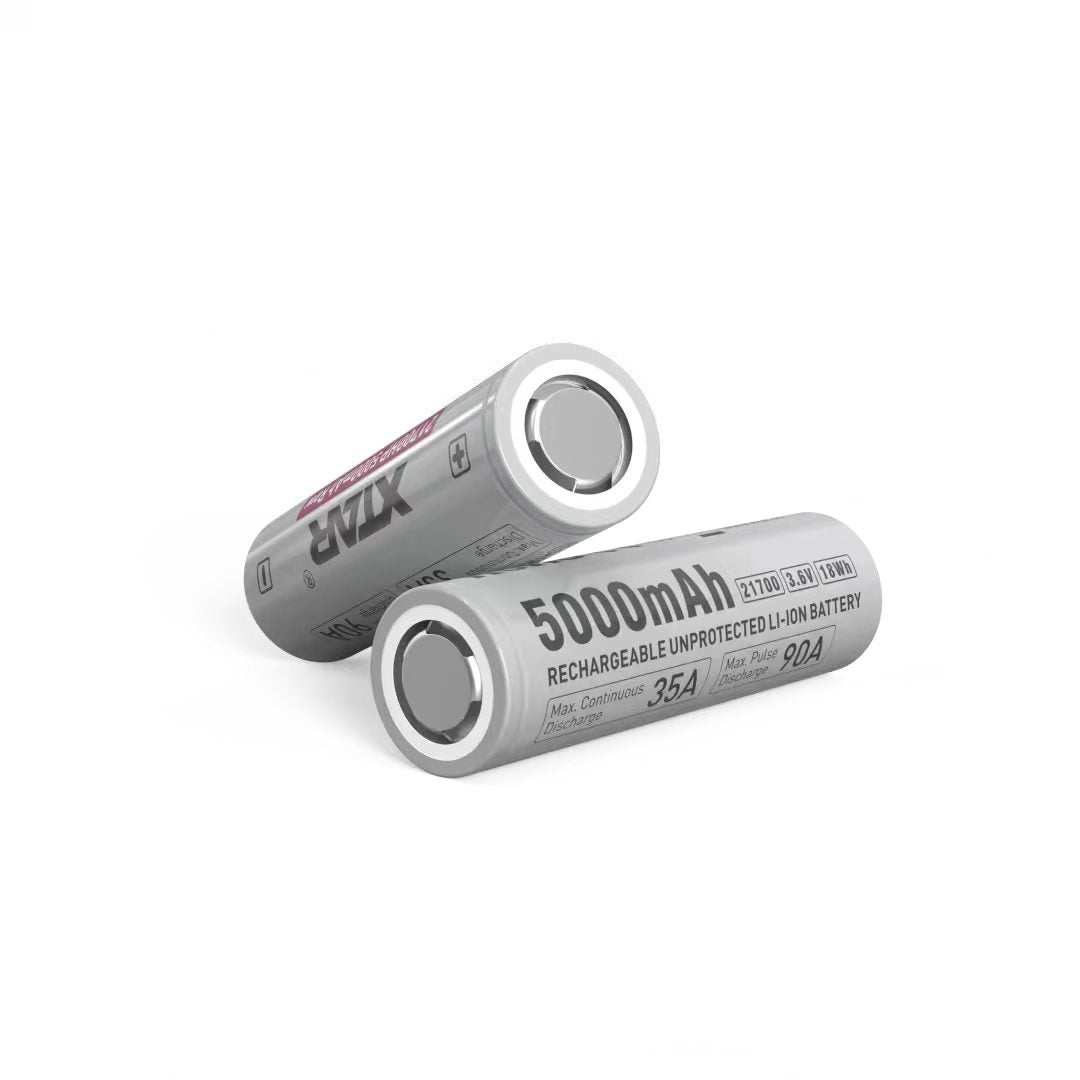 XTAR 3.6V 21700HP 5000mAh Raw 35A Li-ion Battery Cell