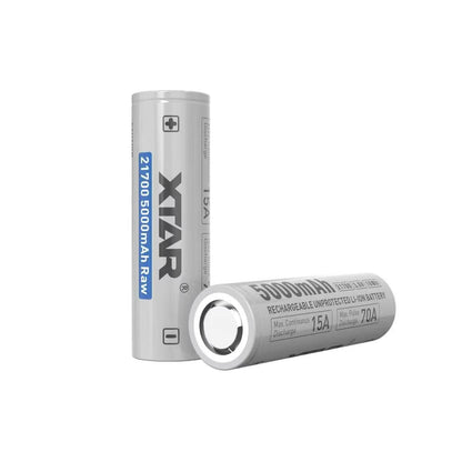 XTAR 3.6V 21700 5000mAh Raw 15A Li-ion Battery Cell