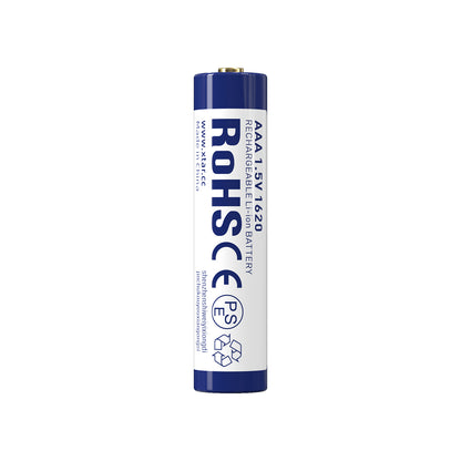 XTAR 1620mWh/1000mAh 1.5V AAA Lithium ion Battery with Low Voltage Indicator