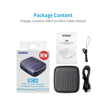 XTAR BC4 New AA AAA Battery Charger
