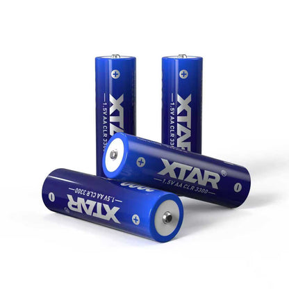 XTAR 1.5V AA CLR 3300 Rechargeable Li-ion battery
