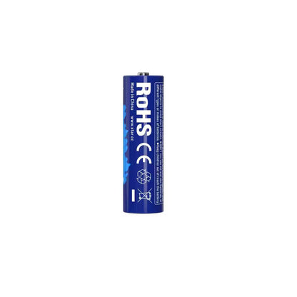XTAR 1.5V AA 3960 Rechargeable Li-ion Battery, Industry-First AA Battery with Touch-Activated LED Power Indicator