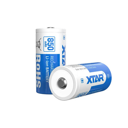 XTAR 2.5A 16340 850mAh Protected Rechargeable Li-ion Battery for IR viewers Flashlight torch Digital camera Laser Rangefinders Thermal imaging night vision