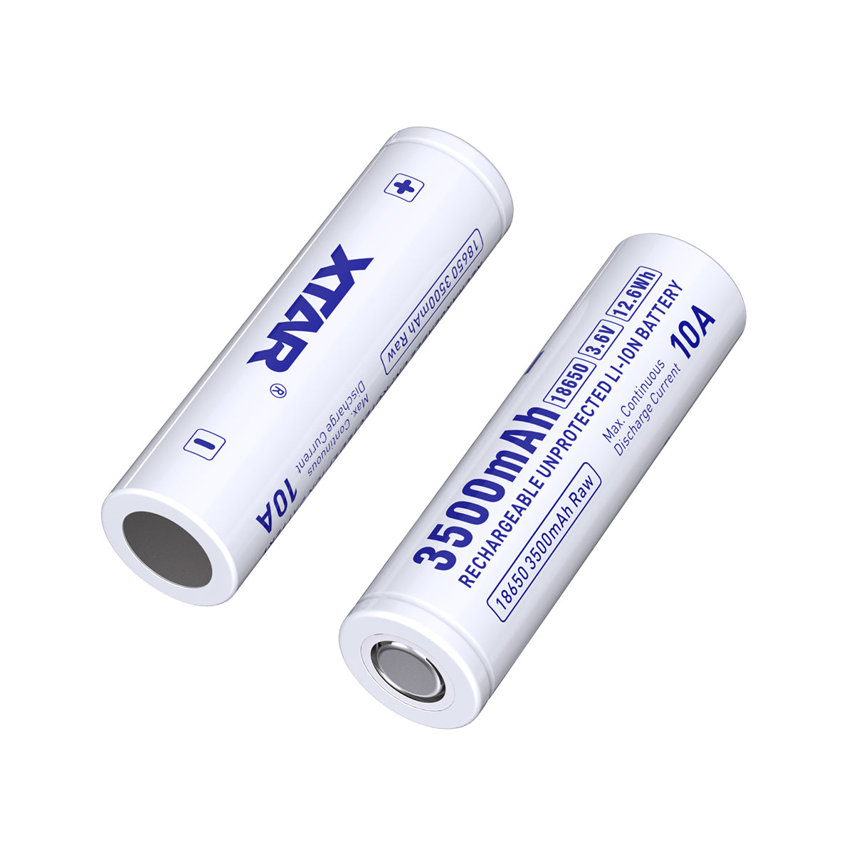 XTAR 3.6V 18650 3500mAh Raw 10A Li-ion Battery Cell