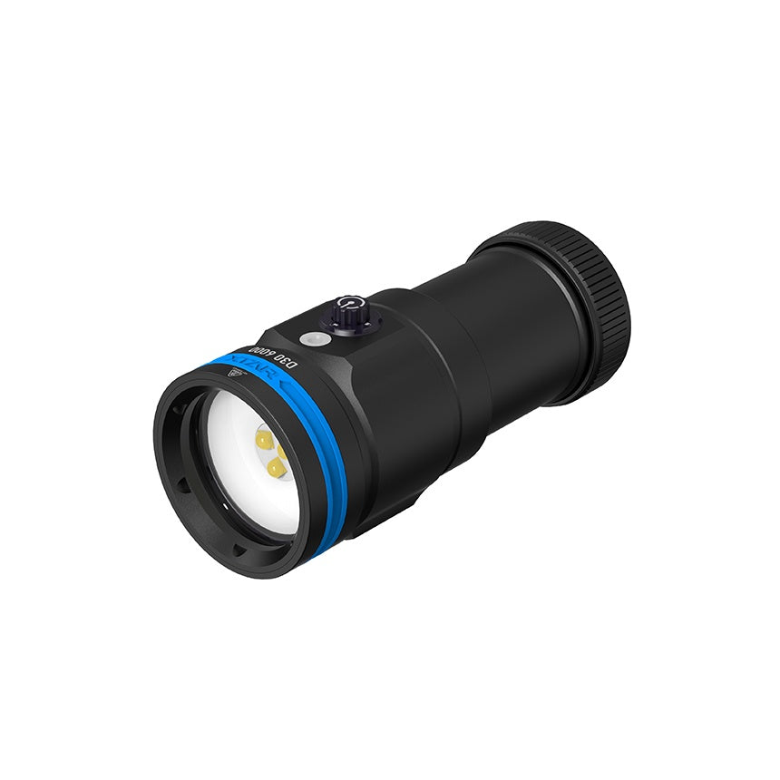 XTAR D30 6000 lumens multi-color macro focus light diving flashlight for underwater photography
