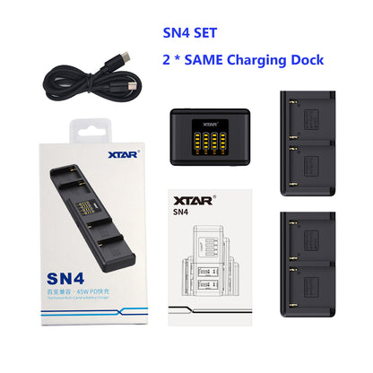 XTAR SN4: N-in-1 Multiple Camera Battery Charger