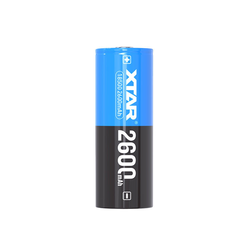 XTAR 3.6V 18500 2600mAh 4.5A Li-ion Rechargeable Protected Li-ion Battery