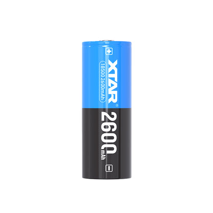 XTAR 3.6V 18500 2600mAh 4.5A Li-ion Rechargeable Protected Li-ion Battery