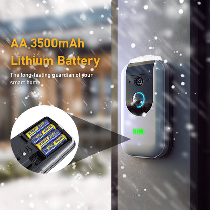 XTAR Ultra 3500D 1.5V AA Lithium Non-Rechargeable Battery for Blink Camera
