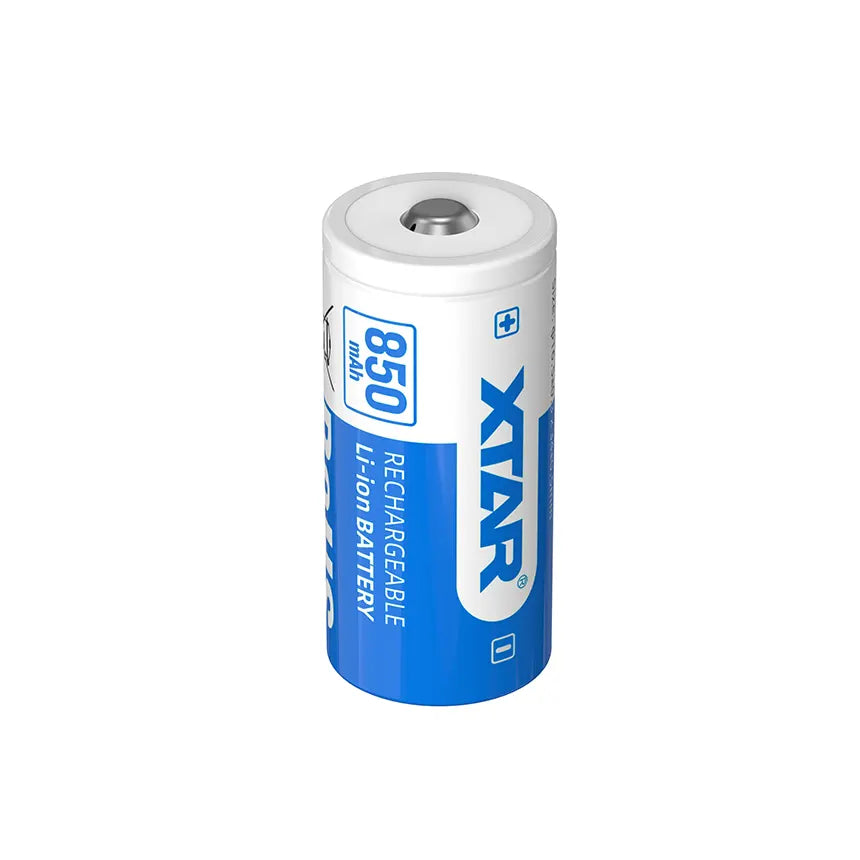 XTAR 2.5A 16340 850mAh Protected Rechargeable Li-ion Battery for IR viewers Flashlight torch Digital camera Laser Rangefinders Thermal imaging night vision