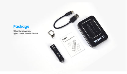 XTAR T1 Keychain Light 500 lumens