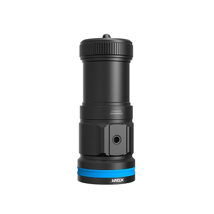 XTAR D30 6000 lumens multi-color macro focus light diving flashlight for underwater photography