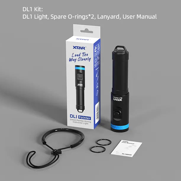DL1 Pointer Dive Light 2000M Ultra Long Beam Diving Laser Flashlight Diving teaching