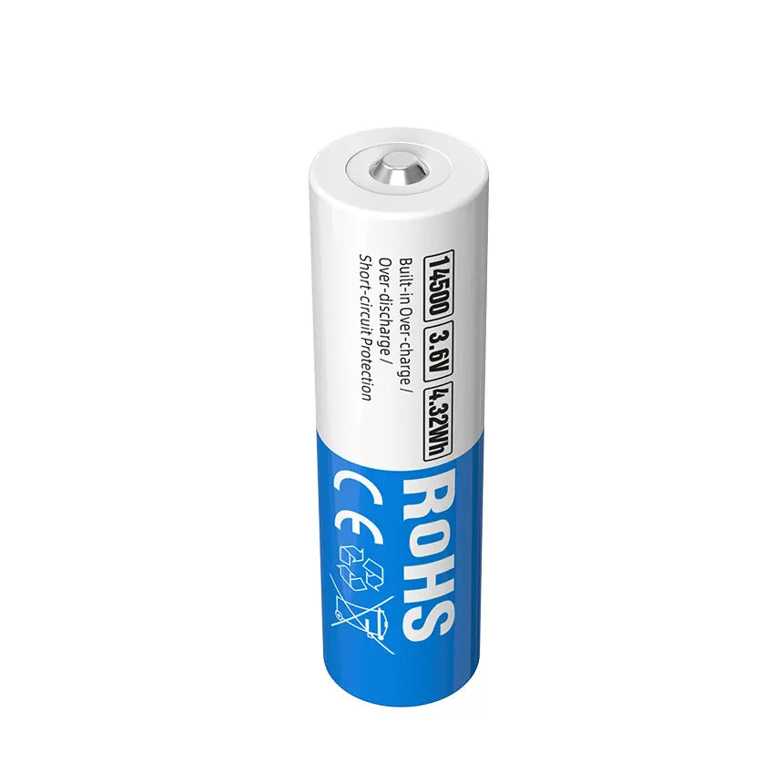 XTAR 14500 1200mAh 2.5A Battery