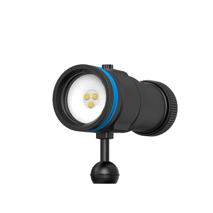 XTAR D30 6000 lumens multi-color macro focus light diving flashlight for underwater photography