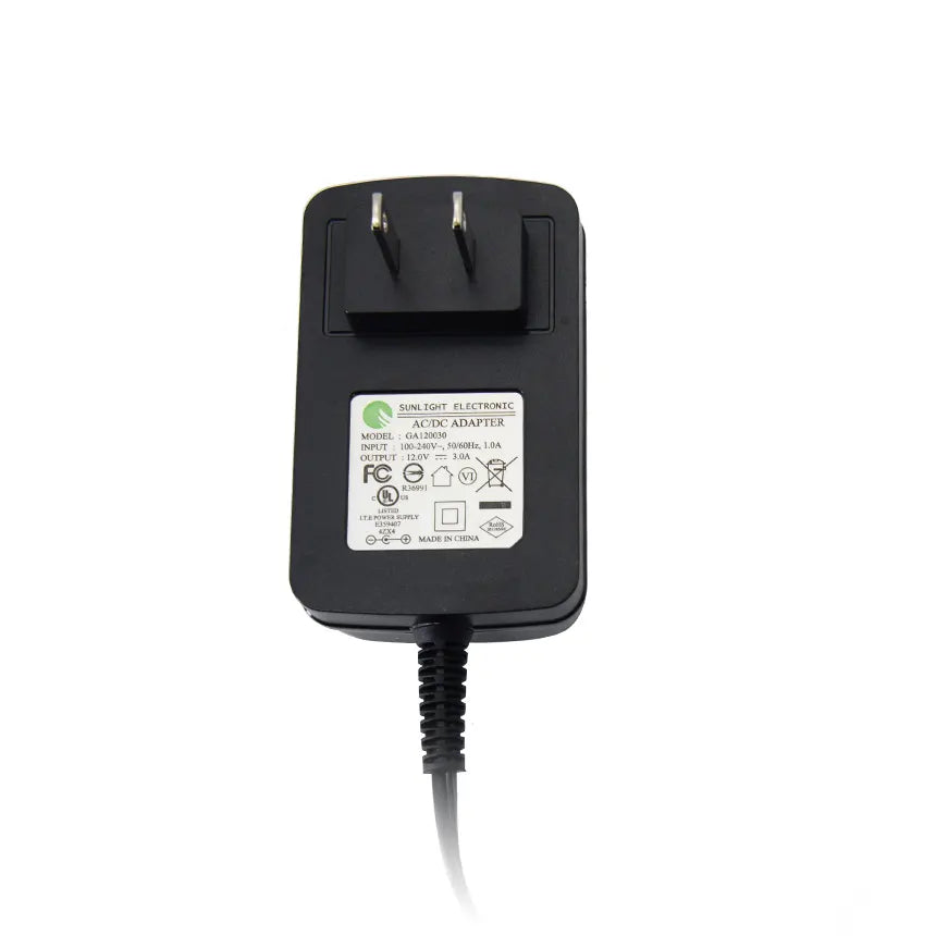 12V 3A Wall Adapter-US/EU/UK/AU/JP standard wall adaptor for DRAGON VP4 Plus VP4L Plus