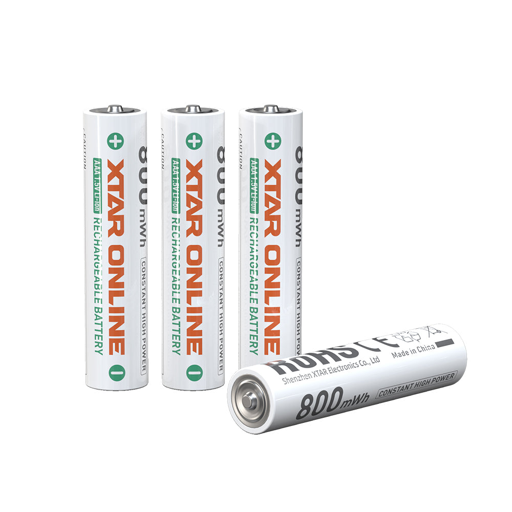 XTAR 1.5V AAA 800mWh Rechargeable Li-ion Battery